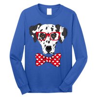 Hipster Dog Dalmatian Long Sleeve Shirt