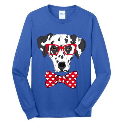 Hipster Dog Dalmatian Tall Long Sleeve T-Shirt