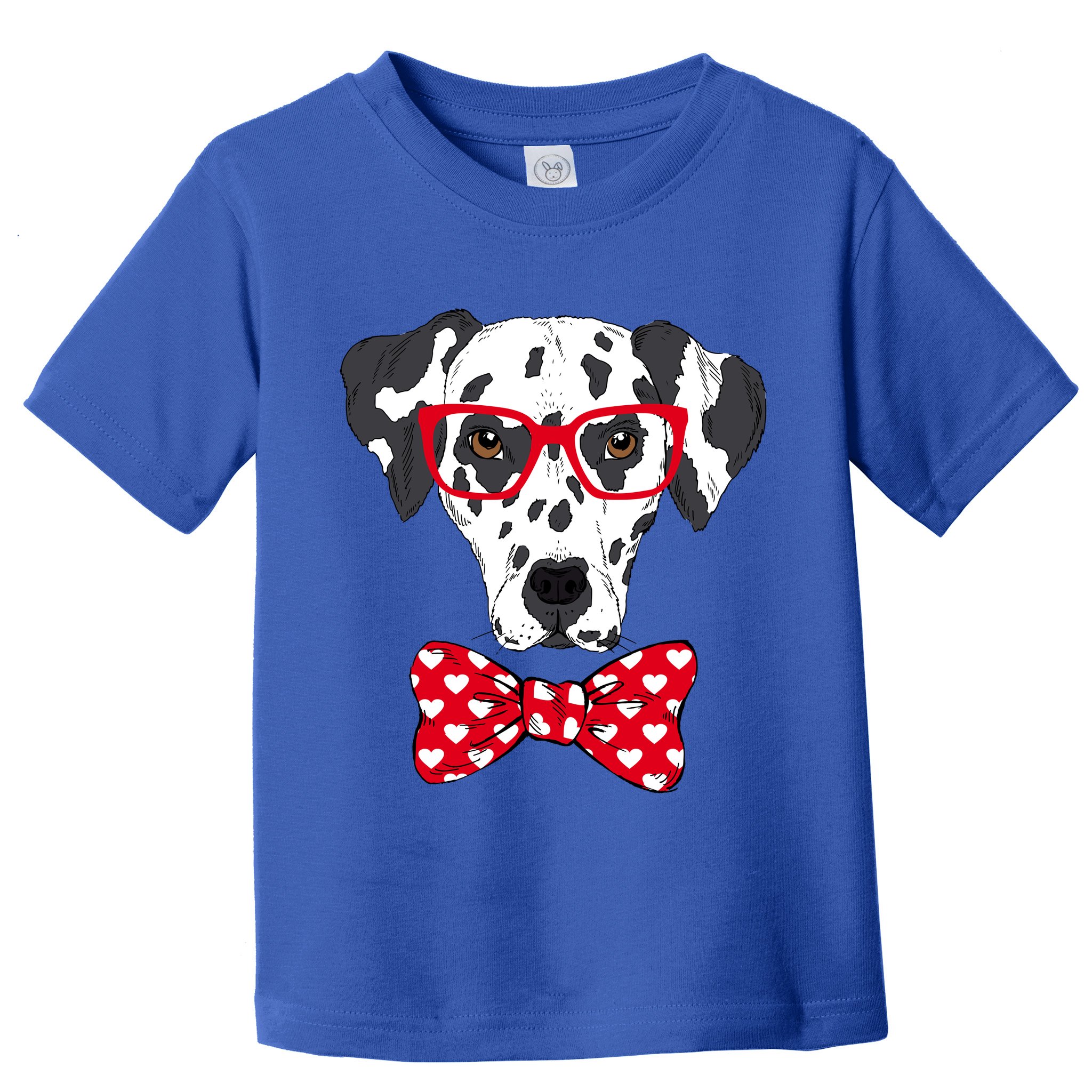 Hipster Dog Dalmatian Toddler T-Shirt