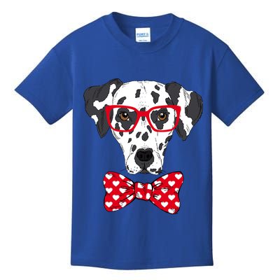Hipster Dog Dalmatian Kids T-Shirt