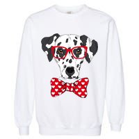 Hipster Dog Dalmatian Garment-Dyed Sweatshirt
