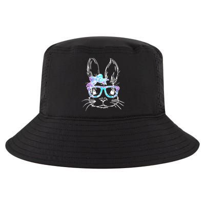 Hipster Easter Bunny Floral Cool Comfort Performance Bucket Hat