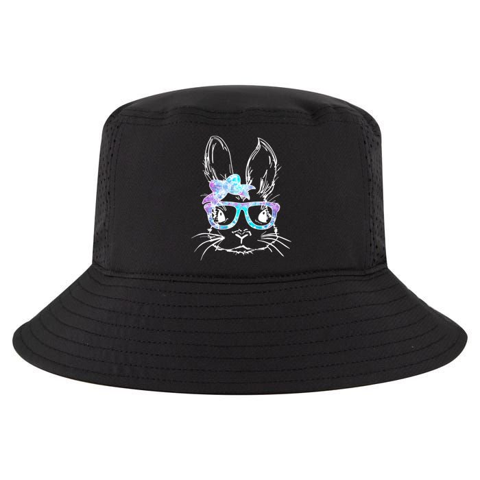 Hipster Easter Bunny Floral Cool Comfort Performance Bucket Hat