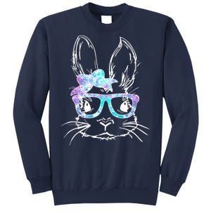 Hipster Easter Bunny Floral Sweatshirt