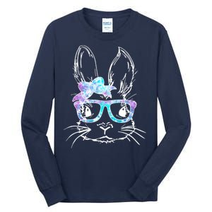 Hipster Easter Bunny Floral Tall Long Sleeve T-Shirt