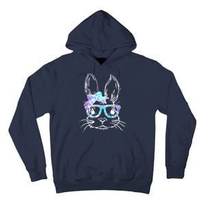 Hipster Easter Bunny Floral Tall Hoodie