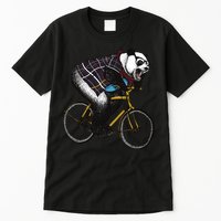 Hipster Panda Riding Bicycle Tall T-Shirt
