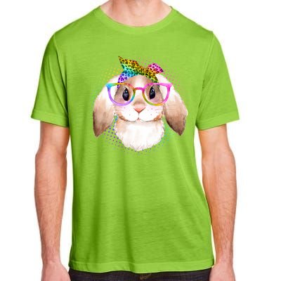 Hipster Rabbit Cute Easter Bunny Adult ChromaSoft Performance T-Shirt