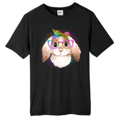 Hipster Rabbit Cute Easter Bunny Tall Fusion ChromaSoft Performance T-Shirt