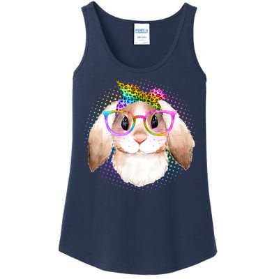 Hipster Rabbit Cute Easter Bunny Ladies Essential Tank