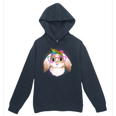 Hipster Rabbit Cute Easter Bunny Urban Pullover Hoodie