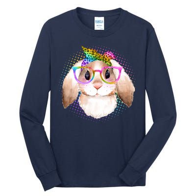 Hipster Rabbit Cute Easter Bunny Tall Long Sleeve T-Shirt