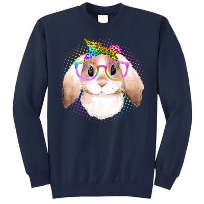 Hipster Rabbit Cute Easter Bunny Tall Sweatshirt