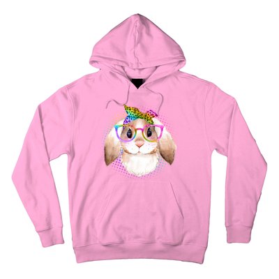 Hipster Rabbit Cute Easter Bunny Hoodie