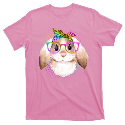 Hipster Rabbit Cute Easter Bunny T-Shirt