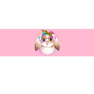 Hipster Rabbit Cute Easter Bunny Bumper Sticker