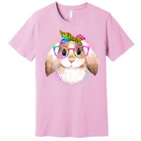 Hipster Rabbit Cute Easter Bunny Premium T-Shirt