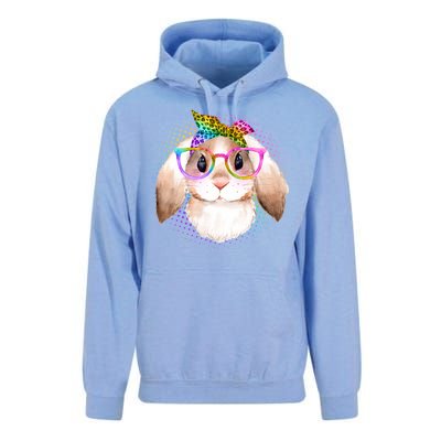 Hipster Rabbit Cute Easter Bunny Unisex Surf Hoodie