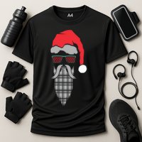 Hipster Santa Claus Cooling Performance Crew T-Shirt
