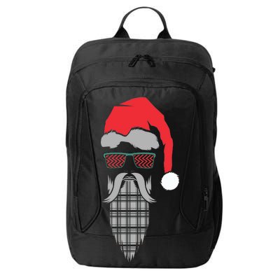 Hipster Santa Claus City Backpack