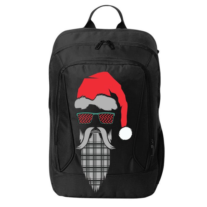 Hipster Santa Claus City Backpack