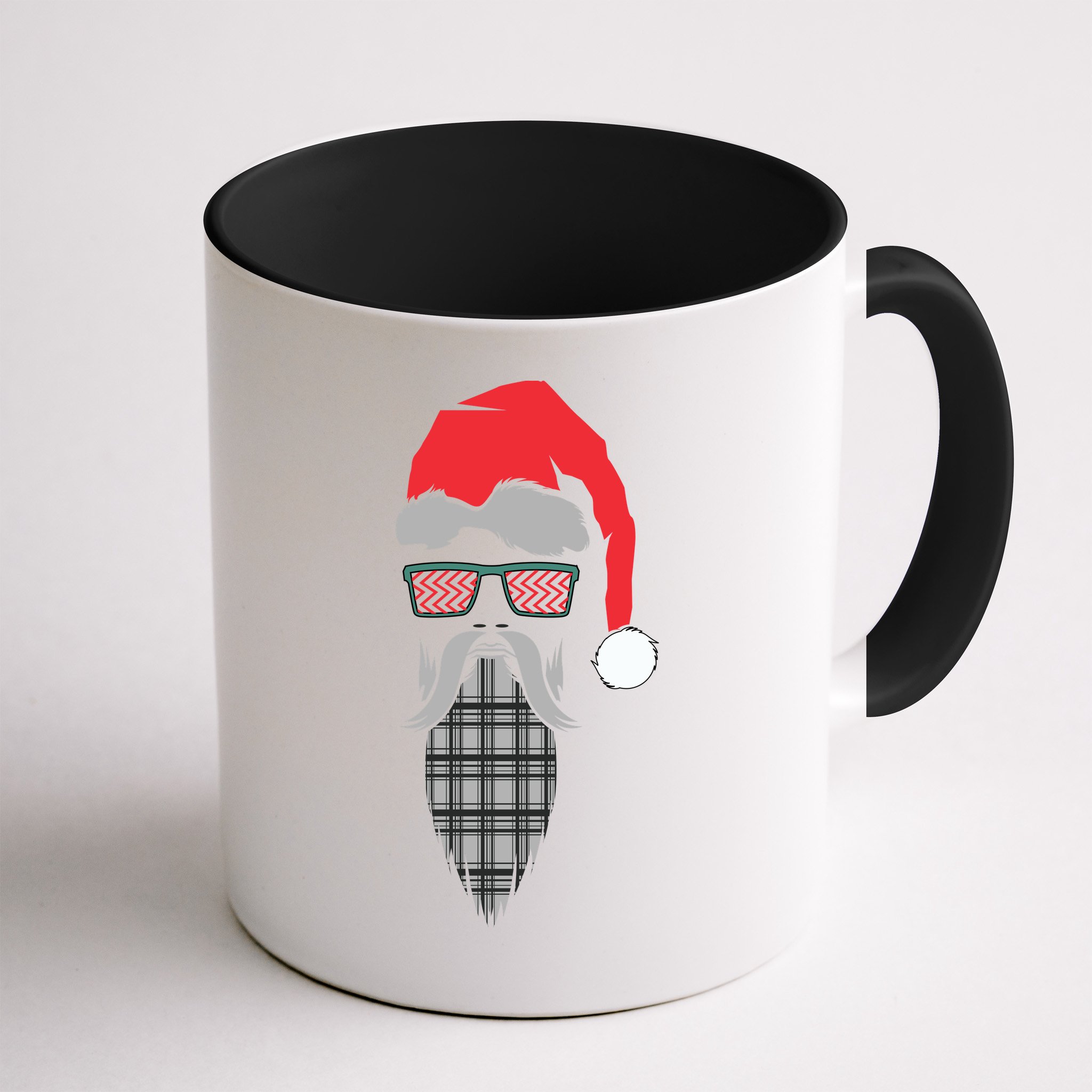 Hipster Santa Claus Mug