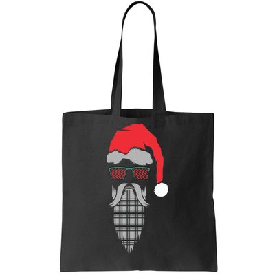 Hipster Santa Claus Tote Bag