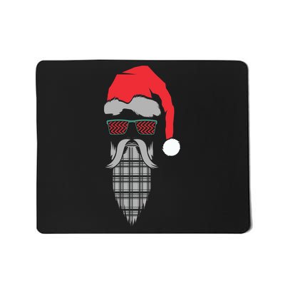 Hipster Santa Claus Mousepad