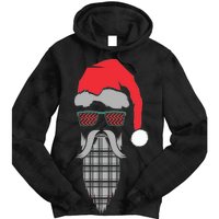 Hipster Santa Claus Tie Dye Hoodie