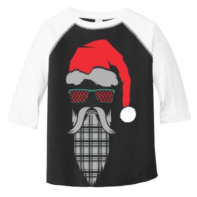 Hipster Santa Claus Toddler Fine Jersey T-Shirt