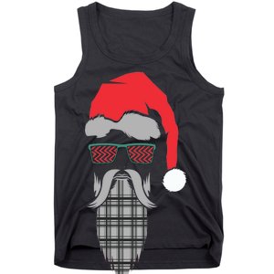 Hipster Santa Claus Tank Top