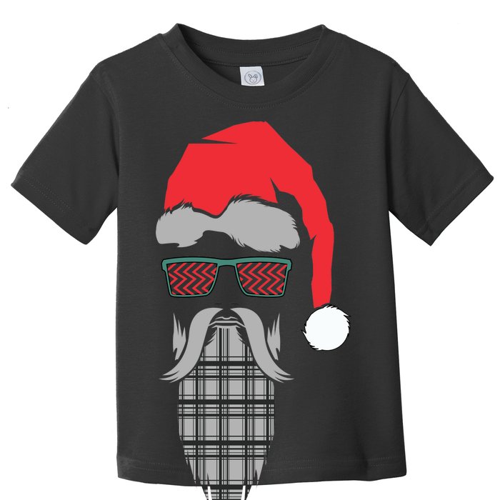 Hipster Santa Claus Toddler T-Shirt