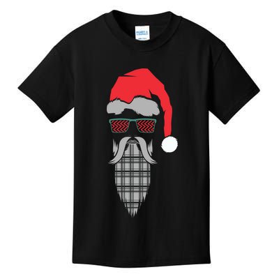 Hipster Santa Claus Kids T-Shirt