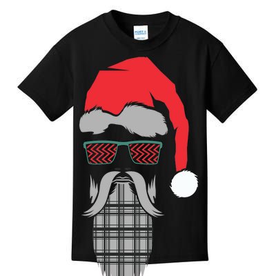 Hipster Santa Claus Kids T-Shirt