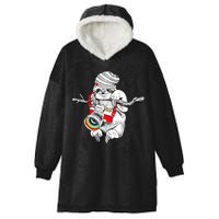 Hipster Sloth With Retro Camera Hooded Wearable Blanket