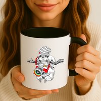 Hipster Sloth With Retro Camera Mug