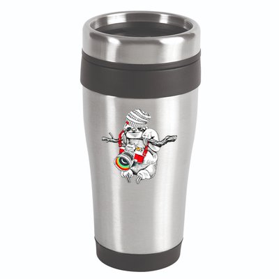 Hipster Sloth With Retro Camera 16oz Travel Tumbler