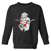 Hipster Sloth With Retro Camera Toddler Sweatshirt