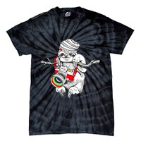Hipster Sloth With Retro Camera Tie-Dye T-Shirt