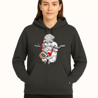 Hipster Sloth With Retro Camera Hoodie