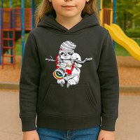 Hipster Sloth With Retro Camera Kids Hoodie