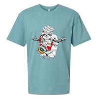Hipster Sloth With Retro Camera Sueded Cloud Jersey T-Shirt