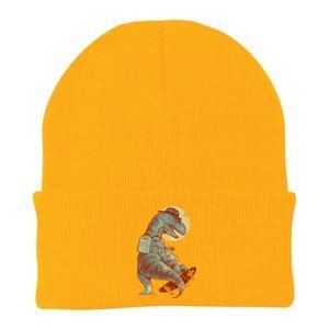 Hipster T-Rex Skateboarding Knit Cap Winter Beanie