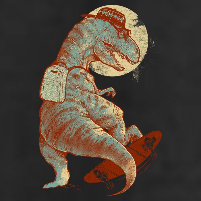 Hipster T-Rex Skateboarding Cool Comfort Performance Bucket Hat