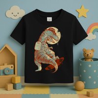 Hipster T-Rex Skateboarding Toddler T-Shirt