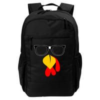 Hipster Turkey Nerd Glasses Thanksgiving Backpack