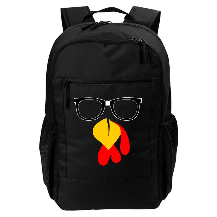Hipster Turkey Nerd Glasses Thanksgiving Backpack