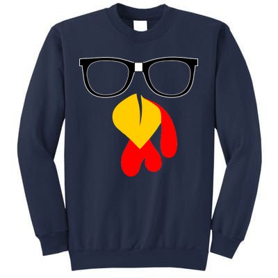 Hipster Turkey Nerd Glasses Thanksgiving Sweatshirt