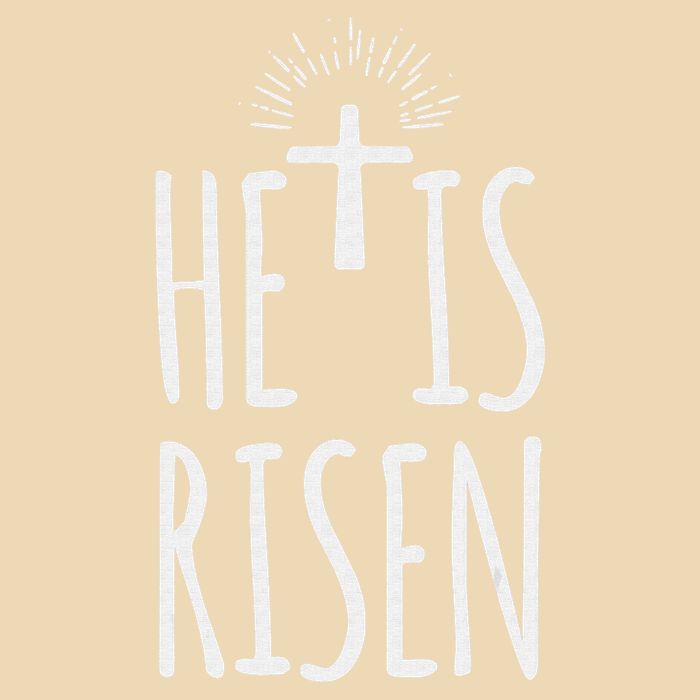 He Is Risen Christian Gifts Happy Easter Zip Tote Bag