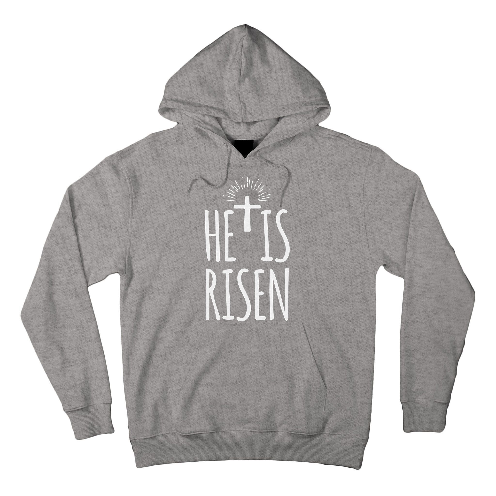 He Is Risen Christian Gifts Happy Easter Tall Hoodie
